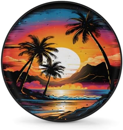 Rv Spare Tire Cover Wheel Sunset Palm Beach Tire Covers Wheel Protectors by FengQuGou