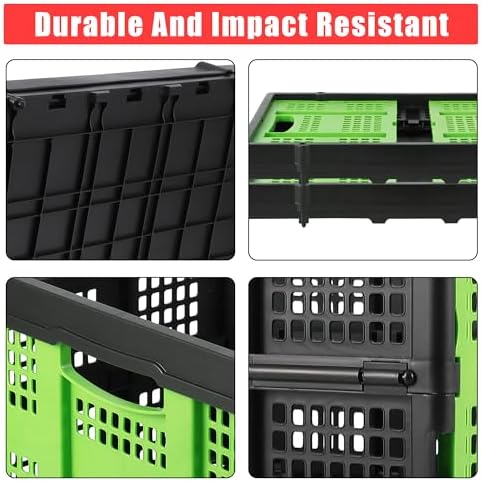 GlowSol Large Collapsible Storage Baskets, 15.7×22×10 Inches Extra-Thick - Image 5