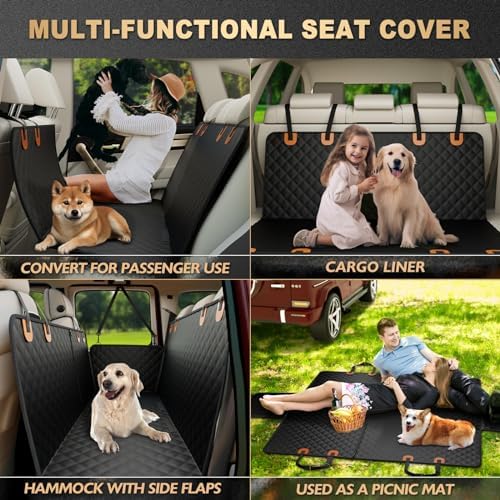 K KNODEL Dog Seat Cover, 100% Waterproof Car Seat Cover - Image 3
