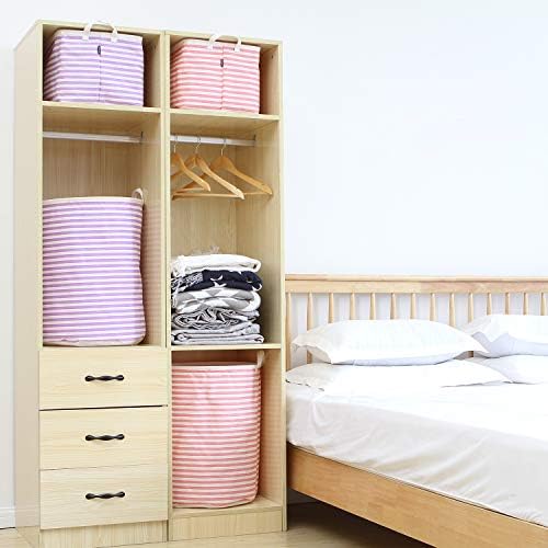 Sea Team Large Rectangle Open-Top Canvas Storage Basket - Image 3