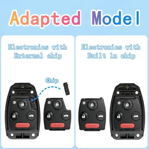 Key Fob Shell for Honda Accord, Civic EX, - Image 4