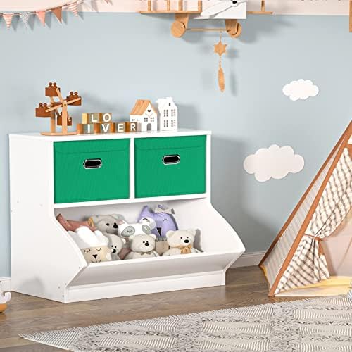 STOREONE Fabric Storage Cube Bins Foldable Organizer Container Collapsible - Image 4