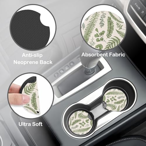 Leaves and Herbs Steering Wheel Cover - Image 4