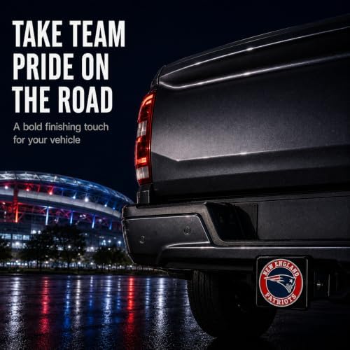 New England Patriots Trailer Hitch Cover - Image 6