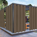 PureFit Outdoor Curtains for Patio Waterproof Weatherproof Outside Curtains by PureFit