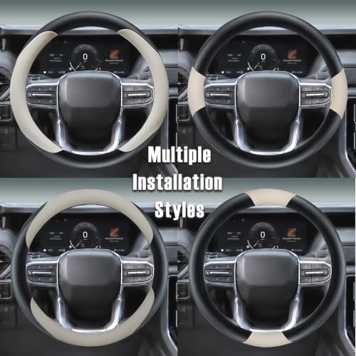 Yangday Leather Steering Wheel Cover - Image 4