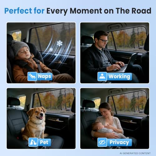 KUST Car Window Shades for 2024 2025 Toyota Grand Highlander Accessories - Image 6
