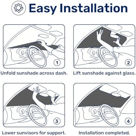 GENANY Bass Fishing Windshield Sun Shade 55 x 30 Inch - Image 6