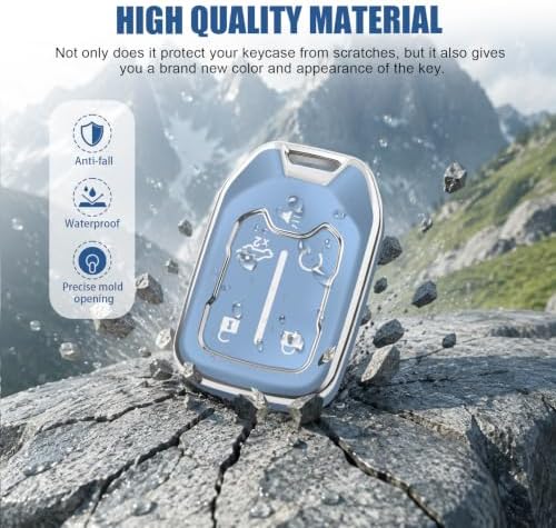 for GMC Key Fob Cover, 5 Buttons TPU Protection Case - Image 3