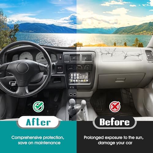 FIILINES Dash Cover for 1998-2002 2003 2004 Toyota Tacoma, Dashboard Mat for - Image 4
