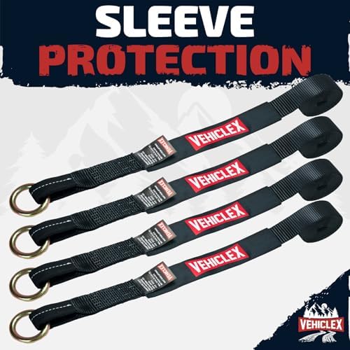 Vehiclex 2" x 12' Lasso Wheel Tie Down Straps, 000 lbs Break Strength - Image 5