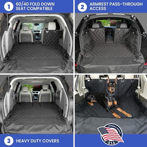 4Knines SUV Cargo Liner for Dogs, Fold Down Seats - Image 5