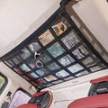 Car Ceiling Cargo Net, 35.4" x 23.6" Double Layer Overhead Storage Organizer by Kaskawiselife