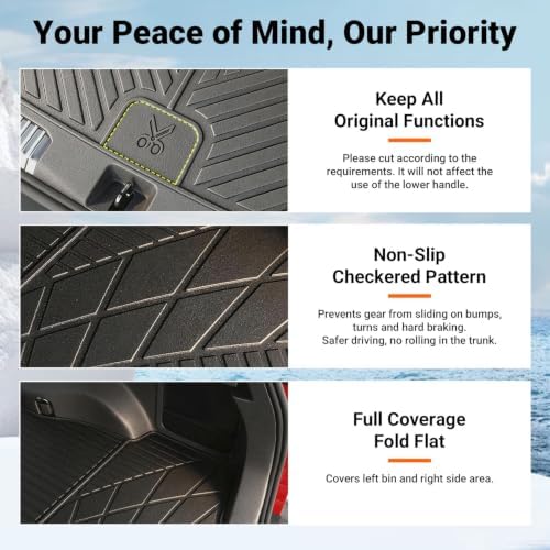 powoq Cargo Mat Backrest Mats Compatible - Image 6