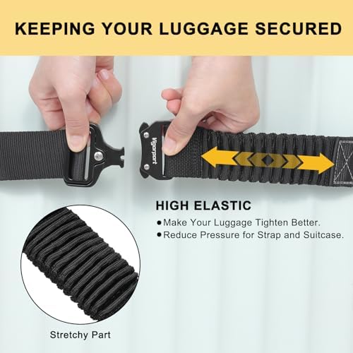 Vigorport Luggage Straps for Suitcases TSA Approved Suitcase Belt - Image 3