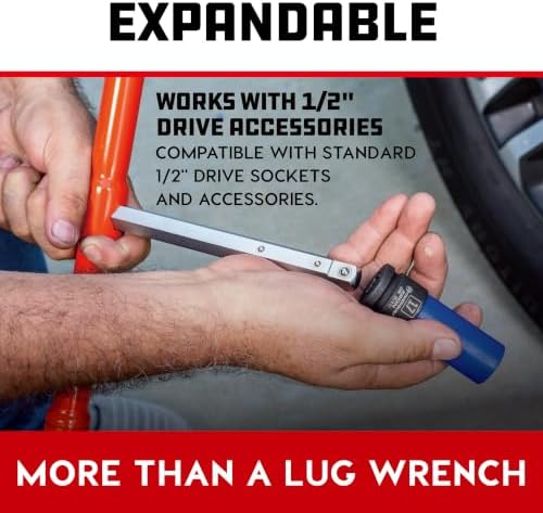 Powerbuilt Compact Lug Wrench Set, Pouch - Image 5
