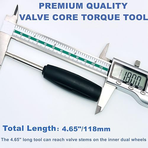 2 Pieces Valve Core Torque Tool, Avoid TPMS Damage, Valve Core Removal and - Image 5
