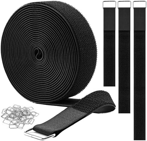 YMCRLUX 1.5"x16ft Hook and Loop Straps by YMCRLUX