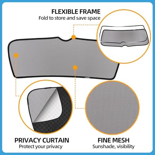ZATOOTO Rear Windshield Sunshade - Image 3