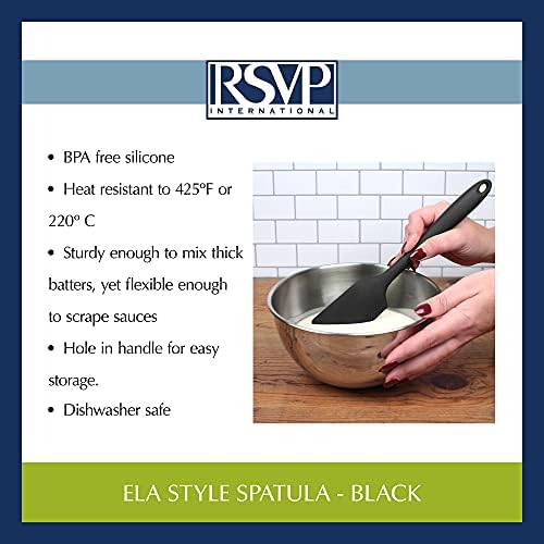 RSVP International Ela's Favorite Silicone Spatula, Flip Eggs, Ice Cakes - Image 6