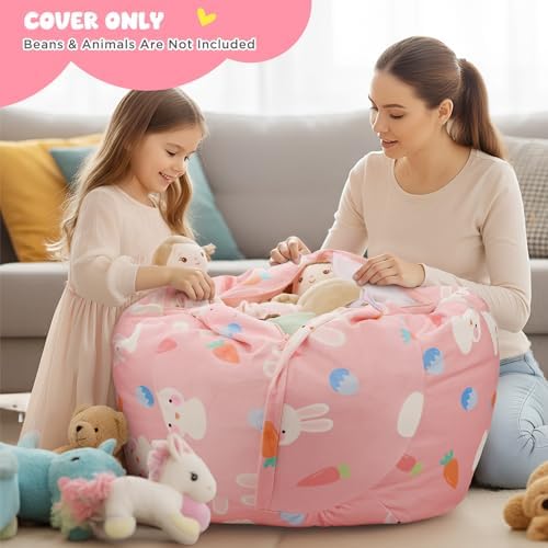 Children's Bean Bag Cover for Soft Toys 24 x 24 x 19.7 in - Image 5