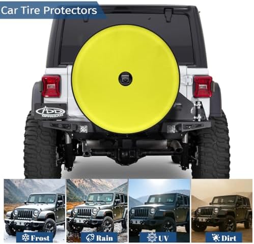 Spare Tire Cover with Backup Camera Hole Fit - Image 6