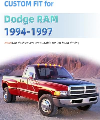 SKYLOTEC Dash Cover for Dodge RAM 1500 2500 3500 1994-1997 - Image 2