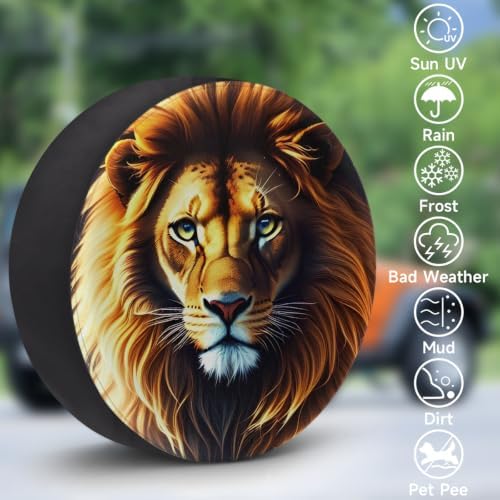 Art Lion Animal Spare Tire Cover Dust-Proof Wheel Protector - Image 3