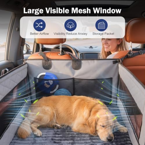 MIXJOY Dog Car Seat for Large Medium Dogs - - Image 6