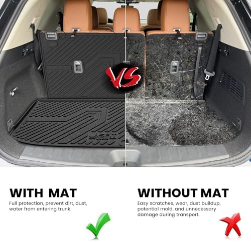 LASFIT Cargo Mats for Nissan Pathfinder 2026 2025 2024 2023 2022 - Image 5