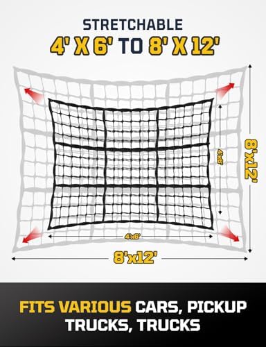 AUTOWN Cargo Net for Pickup Truck Bed - Image 3