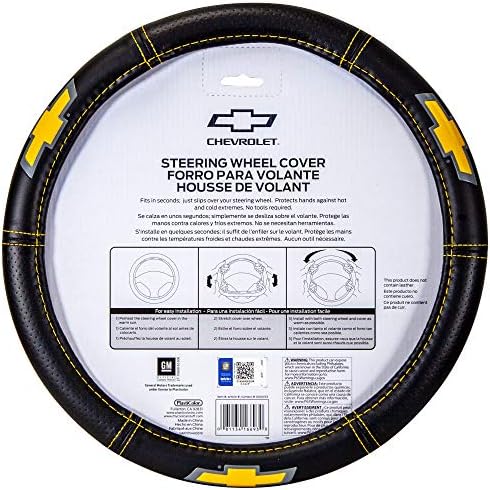 Plasticolor 006693R01 Deluxe High Contrast Stitching Premium Steering Wheel - Image 2