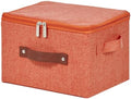 Storage Bins with Zipper Lids Decorative Lidded Baskets Boxes by VinneGenzz