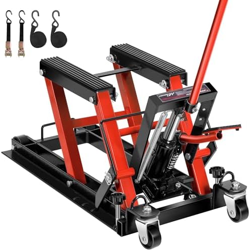 VIVOHOME 1500 LBS Hydraulic Motorcycle Lift Jack by VIVOHOME