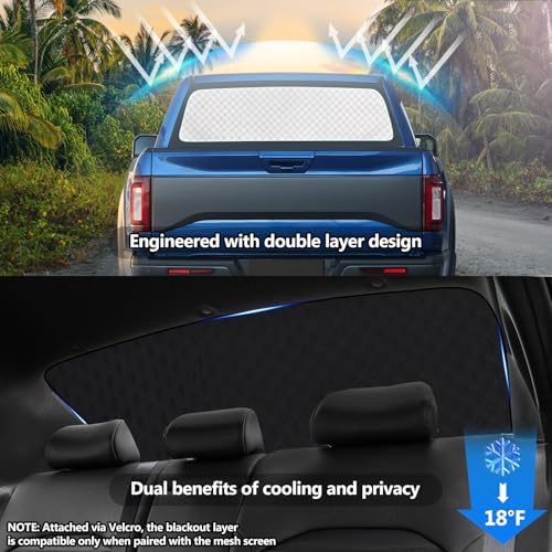ZATOOTO Rear Windshield Sunshade - Image 2