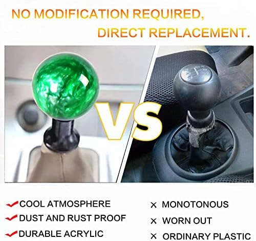 Round Ball Shift Knob Universal Marble Style Gear Shift Knob 5 6 Speed - Image 3