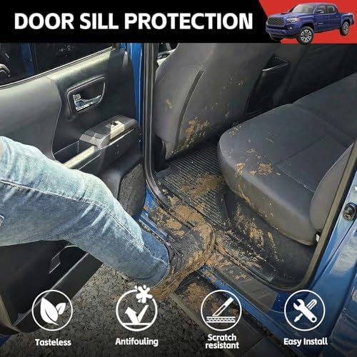 Door Sill Guards Kit Fit for 2019-2026 Chevy Silverado&GMC Sierra 1500 - Image 4