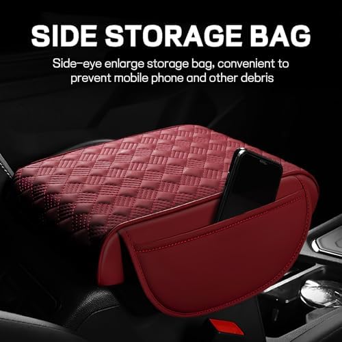 Car Armrest Cushion, 12.2"x8.3" Memory Foam Console Pad - Image 6