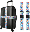 Disney Stitch Luggage Strap 2-Piece Set Officially Licensed, Adjustable Luggage by Disney