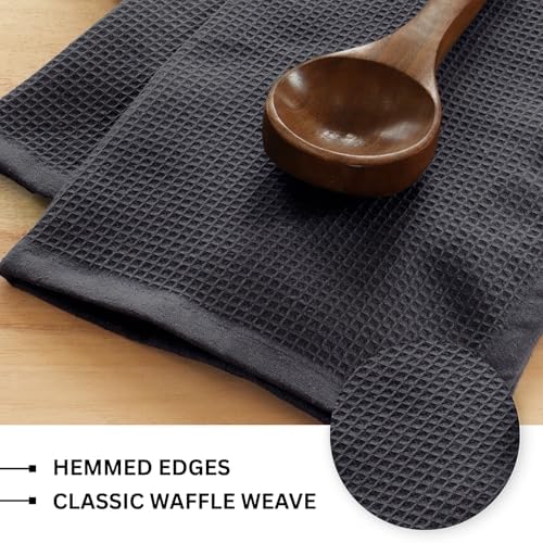 PurpleEssences Solid Kitchen Cloths, Dish Towel 15x25 Set of 4 - Image 3
