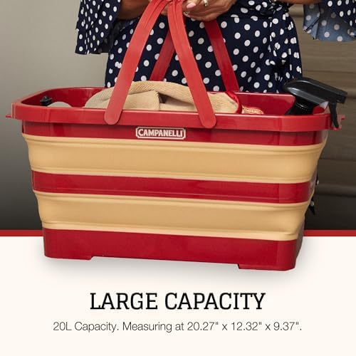CAMPANELLI Collapsible Storage Basket - 20L - Image 5