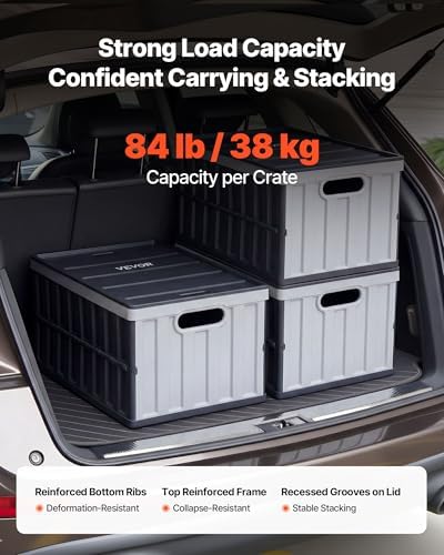VEVOR Plastic Collapsible Storage Bins - Image 3