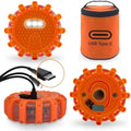 Ecoangel USB-C Rechargeable LED Road Flares Emergency Lights by ECOANGEL