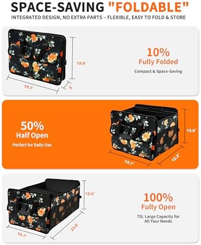 SIBOFUEGO Sturdy Car Trunk Organizer - Image 3