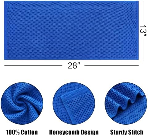 Kitinjoy 100% Cotton Waffle 6-Pack Kitchen Towels - Image 2
