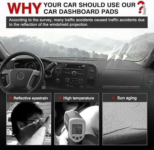 Autorder Gray Dashboard Cover Mat - Image 2
