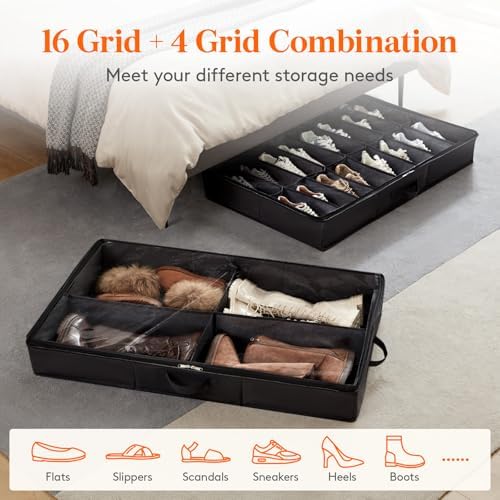 Lifewit Under Bed Shoe Storage Organizer, 1 Pack - Image 4