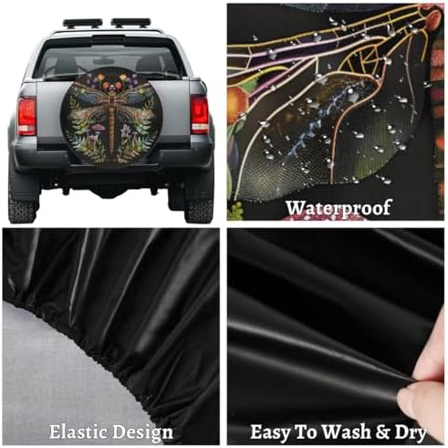 Dragonfly Spare Tire Cover Dust-Proof Spare Wheel Covers - Image 4