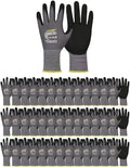LOCCEF MicroFoam Nitrile Coated Safety Work Gloves by LOCCEF