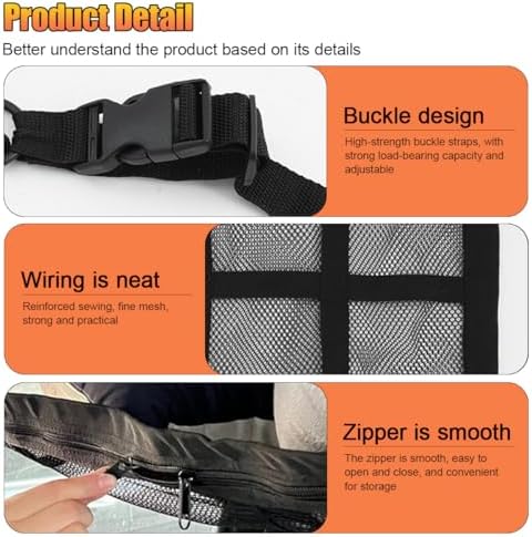 Car Ceiling Cargo Net Pocket - Image 3